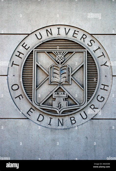 University Of Edinburgh Logo Stock Photo Alamy