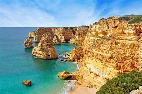 13 Most Beautiful Beaches In Algarve Portugal Map