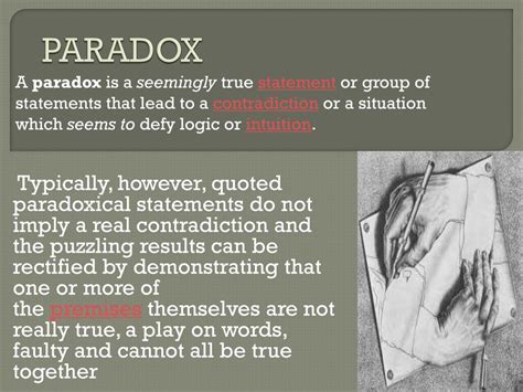 Ppt Paradox Powerpoint Presentation Free Download Id2619551