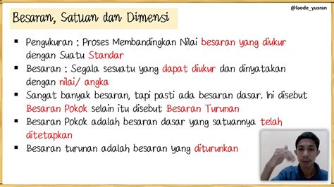 Besaran pokok yang paling umum ada 7 macam, yaitu panjang (m), massa (kg), waktu (s), suhu (k), kuat arus listrik (a), intensitas cahaya (cd), dan jumlah zat (mol). Besaran Pokok dan Besaran Turunan | Contoh Soal - YouTube