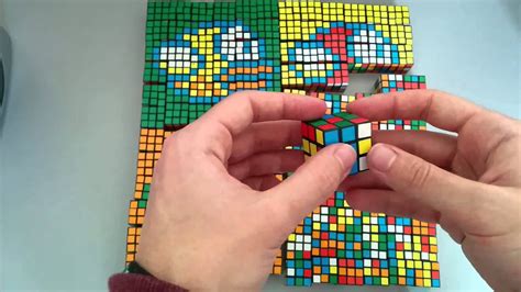 Flappy Bird Rubiks Cube Mosaic Rubikcubism Youtube