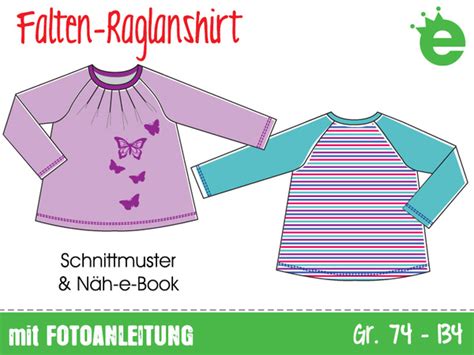 Check spelling or type a new query. Falten-Raglanshirt • Kinder Gr. 74 - 134 • Näh-E-Book ...