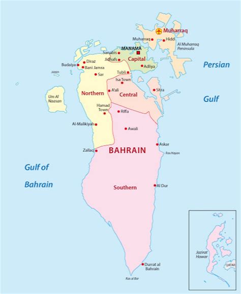 Bahrain Maps And Facts World Atlas