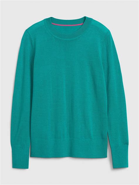 Merino Pullover Crewneck Sweater Gap Crew Neck Sweater Sweaters