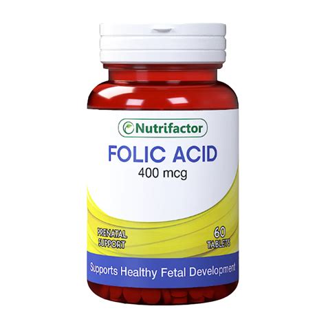 Buy Nutrifactor Folic Acid Mcg Online In Pakistan My Vitamin Store