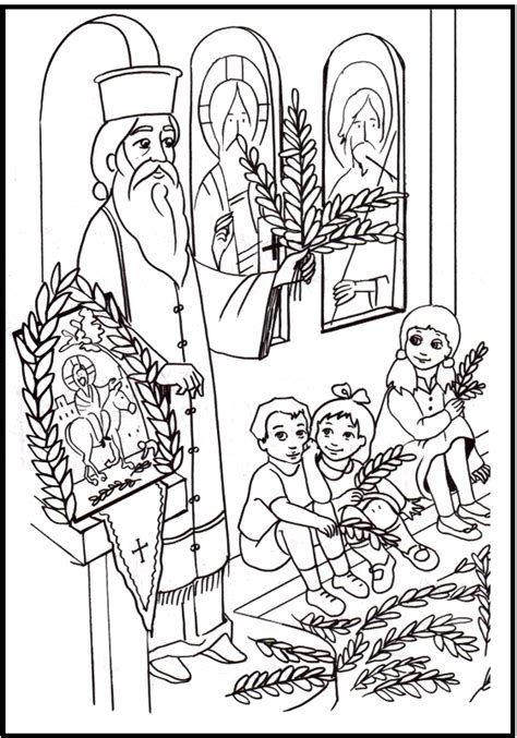 Even adults can print out these lenten or lent coloring sheets. Colouring picture for Palm Sunday | Sunday School ...