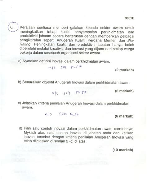 Sasaran kecemerlangan organisasi mengurus kecemerlangan prestasi panduan dan prosedur penandaarasan citra pelanggan gelagat organisasi menangani perubahan kepuasan hati pelanggan. Yang Comel.... It's Me.. !!!: Koleksi Soalan KPSL N27 ...
