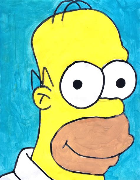 My Painting Of Homer Simpson Rthesimpsons