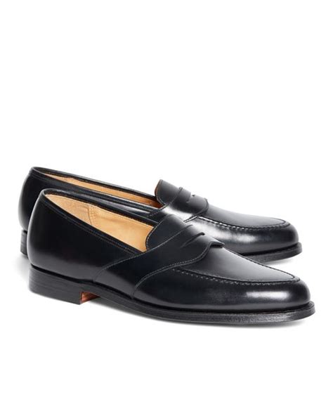 brooks brothers peal and co ® penny loafers in black for men save 25 lyst