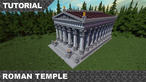 Minecraft Large Roman Temple Tutorial And Download Youtube