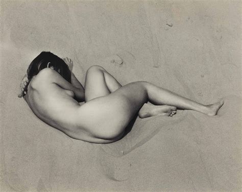Edward Weston 1886 1958 Nude On Sand Oceano 1936 Christie S