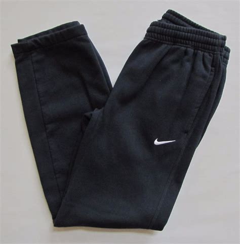 Nike Club Swoosh Mens Dark Navy Blue Fleece Classic Sweatpants Small