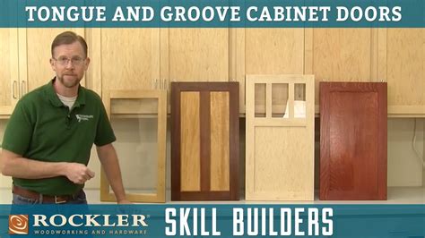 These doors were to be made with the same style as the vanity cabinet to make the math easy i make the tongue and groove 1/2 deep. Intro to Tongue and Groove Cabinet Doors | Rockler Skill ...