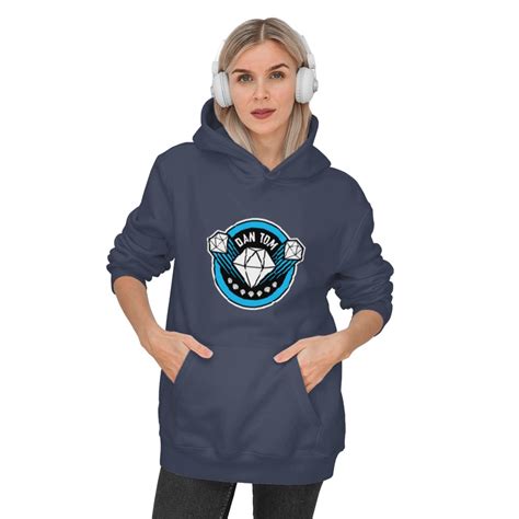 Navy Dantdm Hoodies Youths Classic Hoodie S Sold By Chocokis Sku