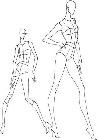 Fashion Illustration Sketches Body 55 Best Ideas Fashion Model Sketch