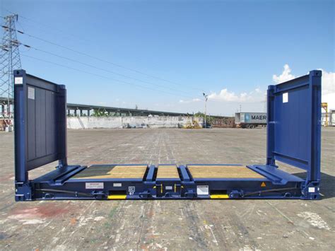 20 Flat Rack Blue Tradecorp Container Indonesia