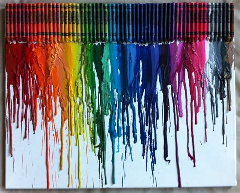 My Diy Crayola Crayon Art Project Completed In 2 5 Hours Crayon Art Melted Crayola Art