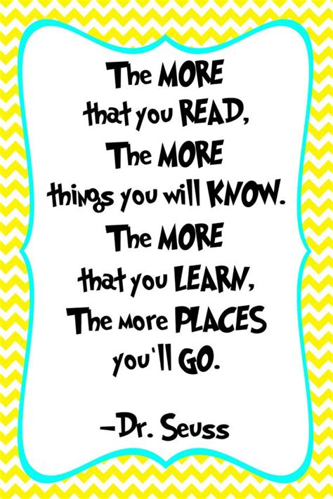 Dr Seuss Literacy Quotes Quotesgram