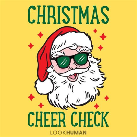 Christmas Cheer Check T Shirts Lookhuman Christmas Cheer Cheer