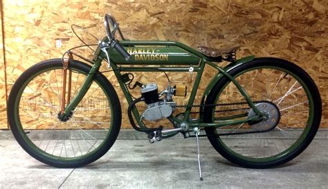 Harley Davidson Board Track Racer Replica Powered Bicycle Gas