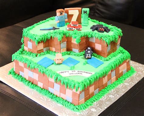 Love Dem Goodies Minecraft Cake Minecraft Cake Minecraft Birthday