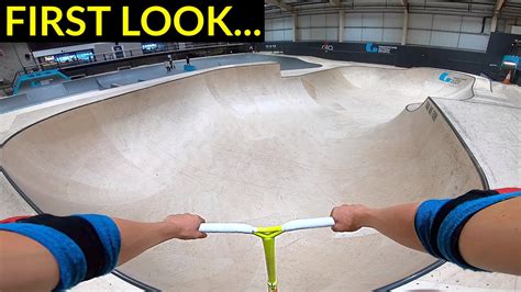 First Look At Uks Brand New Indoor Skatepark Youtube