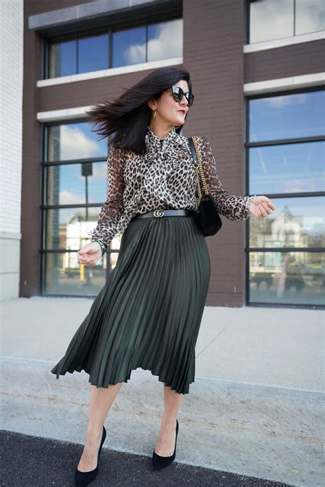 How To Style A Pleated Midi Skirt This Season Treasured Valley