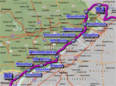 I 95 Pennsylvania Traffic Maps