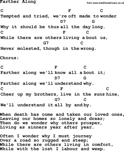 Top 1000 Folk and Old Time Songs Collection: Farther Along - Lyrics