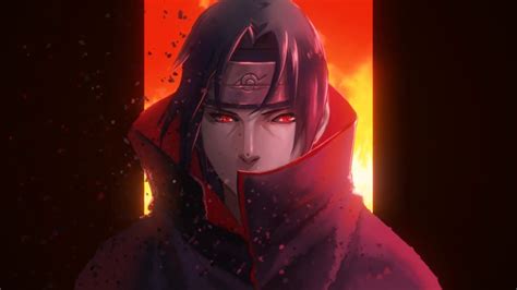 Naruto Itachi Uchiha Mangekyou Sharingan Live Wallpaper 1080hd