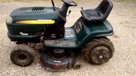 Craftsman Lt1000 Lawn Tractor Review Youtube