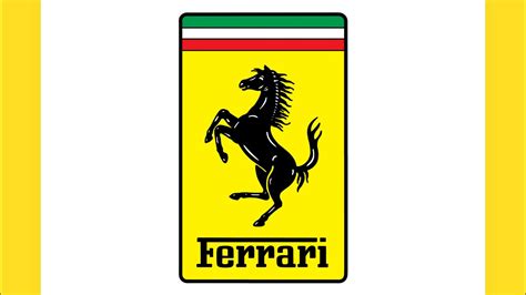 How To Draw Ferrari Logo Easy Drawing The Ferrari Logo Step By Step