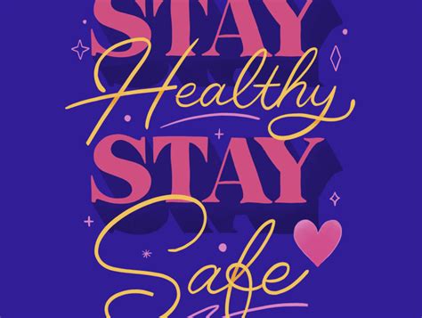 Postcard Series Stay Healthy Stay Safe By Jane Kusuma On
