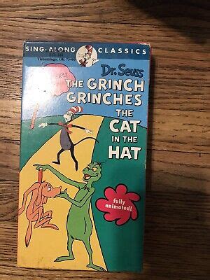 Dr Seuss The Grinch Grinches The Cat In The Hat VHS