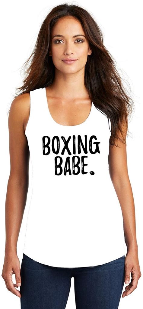 ladies boxing babe tri blend tank top boxer mma workout gym ebay