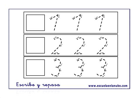 17 Fichas De Numeros Del 1 Al 5 Para Imprimir