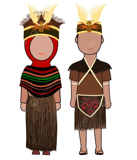 Pakaian Adat Papua Kartun Nama Pakaian Adat Tradisional Papua Baju