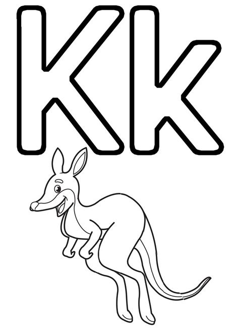 K Coloring Pages to Teach Kids Write Alphabet Better - Coloring Pages