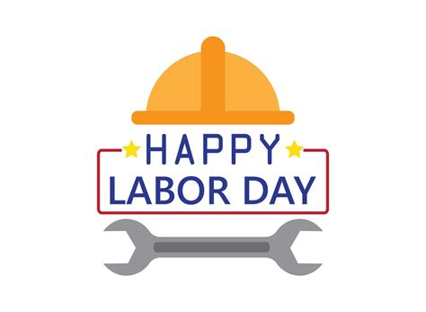happy labor day holiday banner template background 614732 vector art at vecteezy