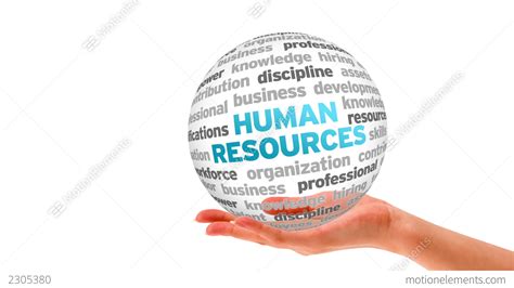 Human Resources Word Sphere Stock Animation | 2305380
