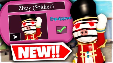 How To Unlock Zizzy Soldier New Piggy Skin Zizzy Soldier Jumpscare