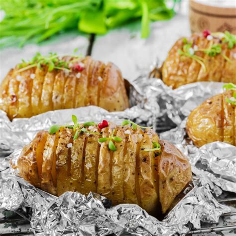 Recette Pommes de terre à l ail en papillotes au barbecue facile rapide