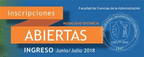 Ingreso 2018 Inscripciones Abiertas En Juniojulio Modalidad