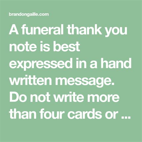 50 Bereavement Thank You Card Messages Funeral Thank You Notes