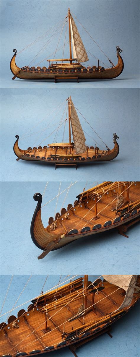 Wooden Toys And Hobbies Models And Kits Drakkar Dragon Viking Sailboat