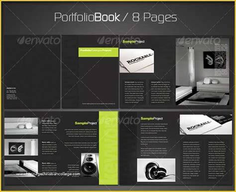 Free Indesign Portfolio Templates Of Portfolio Book 2 8 Pages by