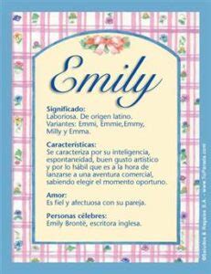 Descubre El Significado B Blico Del Nombre Emily