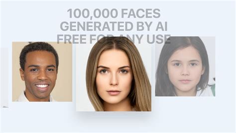Ai Generates 100000 Faces To Make It Available For Free Ubergizmo