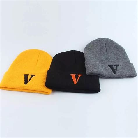 Vlone Multicolor Beanie Hat Limited Collection Vlone Official