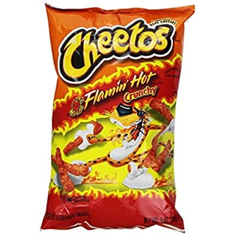 Cheetos Crunchy Flamin Hot 8oz